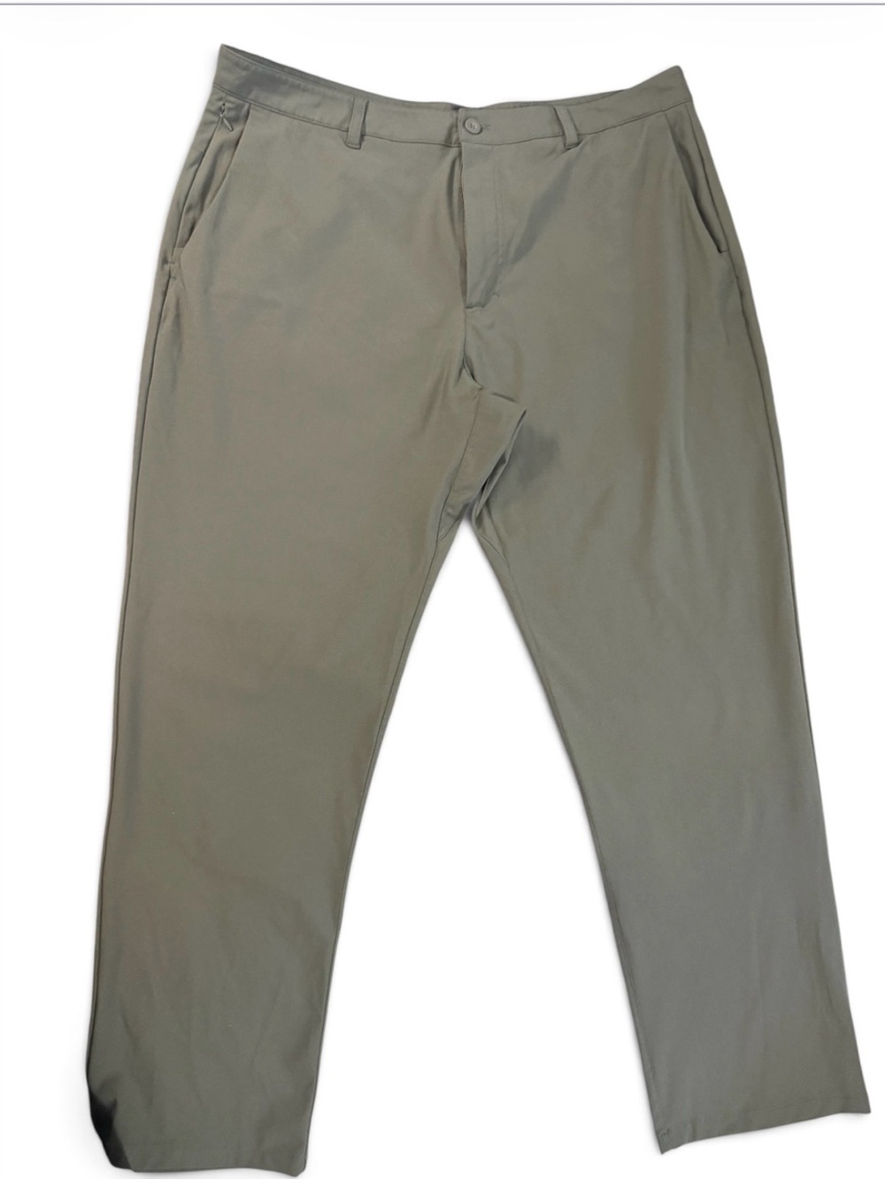 SKYR Men’s Performance Golf Dress Pants Olive Gray Stretch 38x30 XL Lightweight